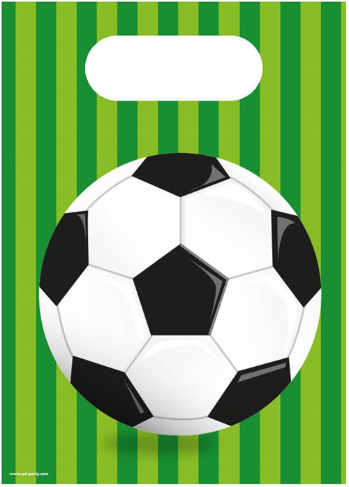 Voetbal Feestzakjes - 6st