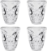 Halloween Shotglaasje Skull - 4st (1)