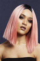 Fever Pruik Kylie Koraal Roze - Two Toned Blend