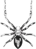 Ketting met Spin Zwarte Weduwe (detail)