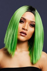 Fever Pruik Kylie Lime Groen - Two Toned Blend