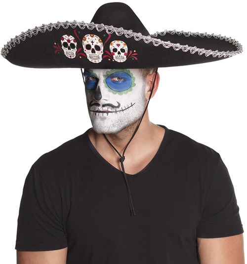 Sombrero Day Of The Dead Calavera