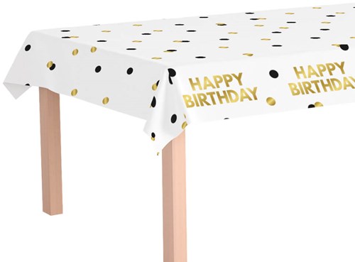 Tafelkleed Celebration Happy Birthday 137 x 274cm