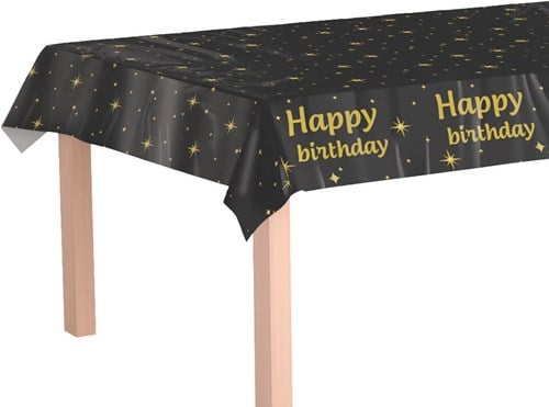 Tafelkleed Classy Happy Birthday 137 x 274cm