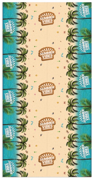 Tafelkleed Summer Vibes - 137x247cm (opdruk)