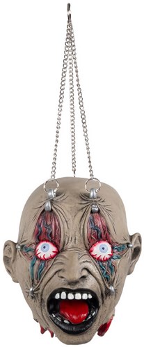 Halloween Hangdeco Hoofd Uitpuilende Ogen