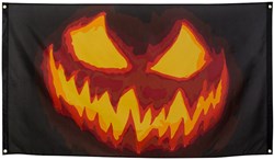 Vlag Creepy Pumpkin (90x150cm)