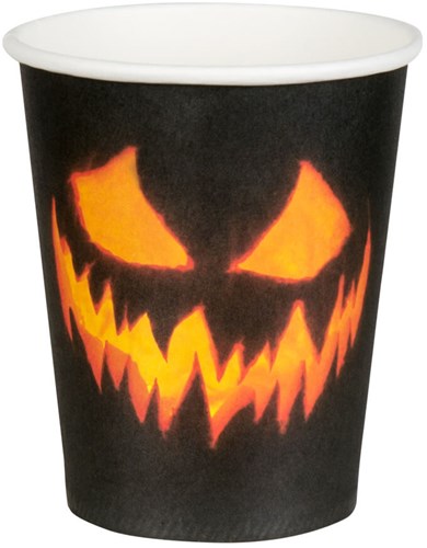Halloween Bekers Creepy Pumpkin - 10st