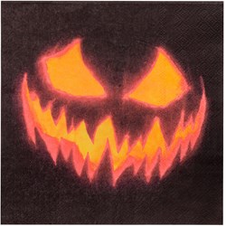 Halloween Servetten Creepy Pumpkin (20st)