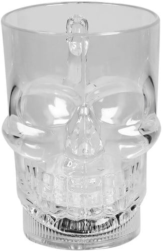 Halloween Beker Skull met Licht - 400ml