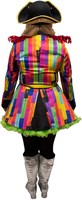 Carnavalsjas Zipp-it voor dames (achterkant)