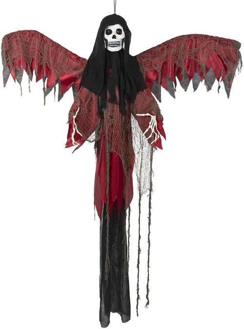 Halloween Hangdecoratie Reaper met Vleugels (198cm) (2)