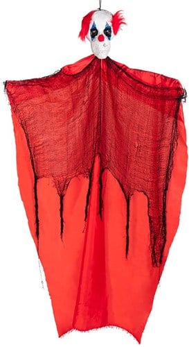 Decoratie Freaky Clown - 160cm