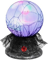 Halloween Decoratie Kristallen Bol met LED en Geluid