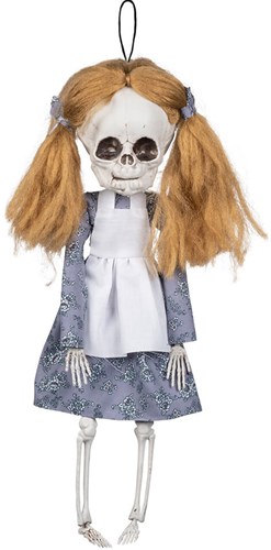 Halloween Hangdecoratie Pop Skelet - 44cm