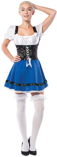 Sexy Dirndl Blauw-Zwart