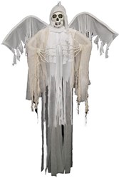 Halloween Hangdeco Reaper + Vleugels en LED - 160cm