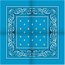 Zakdoek Turquoise (54x54cm)