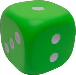 Dobbelsteen 12cm Groen