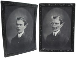 Holografisch Horror Schilderij Man Duivel