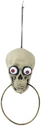 Halloween Deurklopper Skull met LED en Geluid (33cm)