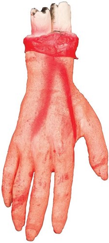 Hand Afgerukt bloed