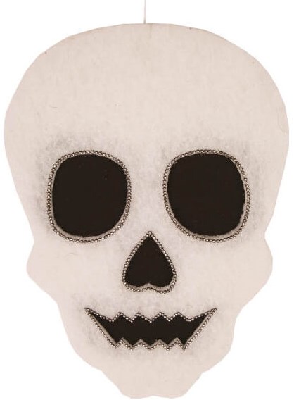 Halloween Deco Skull Fiberfill - 51x31cm