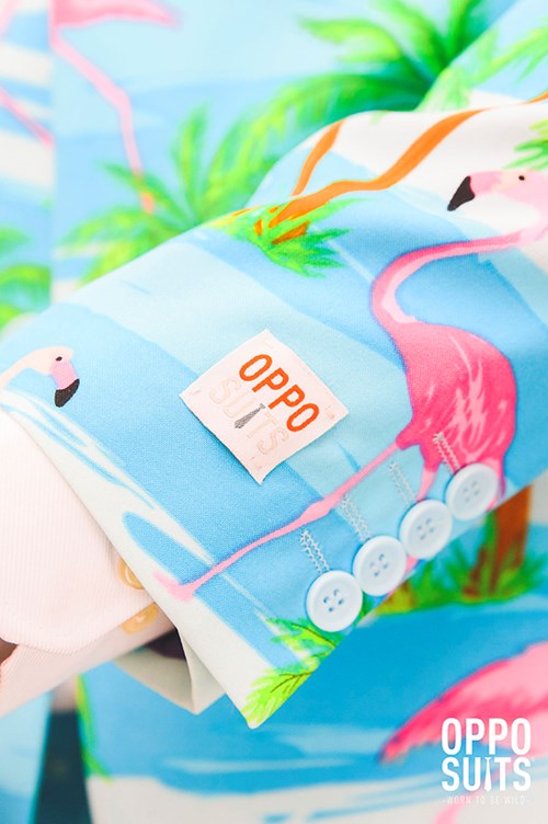 Herenkostuum OppoSuits Flaminguy (detail 2)
