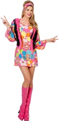 Damesjurkje Hippy Woodstock 