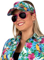 Zonneklep Hawaii Blauw