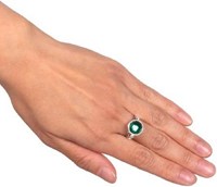 Ring Piraat Groene Edelsteen (voorbeeld)