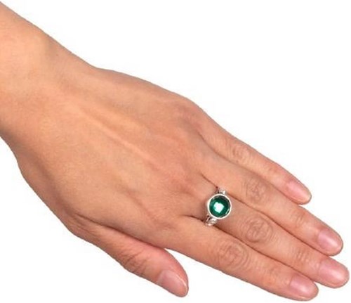 Ring Piraat Groene Edelsteen (voorbeeld)