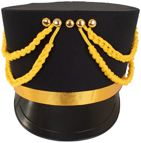 Fanfare Hoed Zwart-Goud Luxe