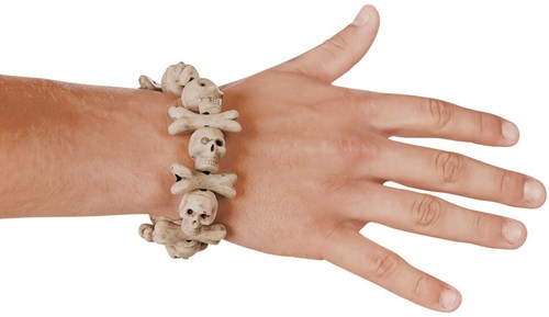 Armband Piraat Skulls (voorbeeld)