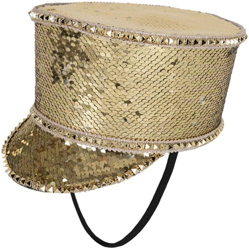 Fanfare Hoed Pailletten Goud