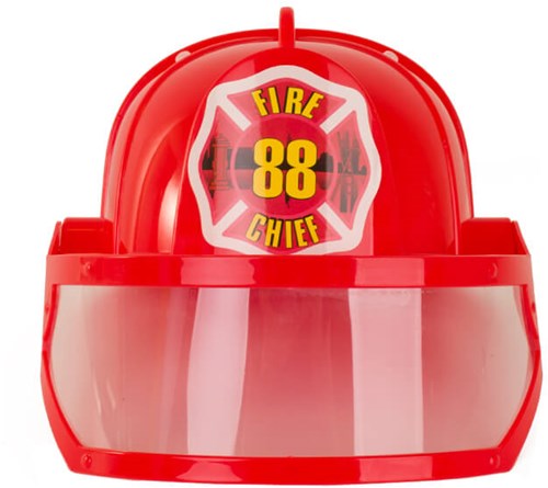 Brandweerhelm Rood met Vizier