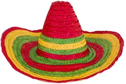 Mexicaanse Sombrero Rood-Groen-Geel
