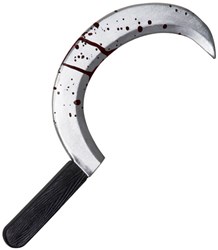 Halloween Sikkel met Bloed - 45cm