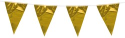 Mini Vlaggenlijn Goud 3mtr. 