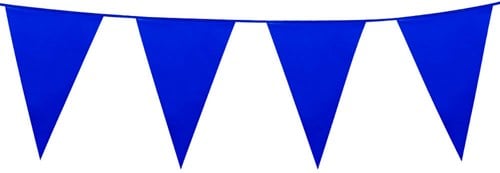 Vlaggenlijn Groot Blauw (10m)