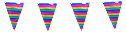 Folie Reuze Vlaggenlijn Regenboog Metallic - 10m
