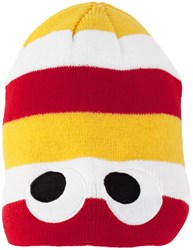 Gebreide Muts Rood-Wit-Geel