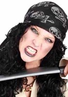 Piraten Hoofddoek Zwart