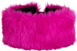 Pluche Hoofdband Fuchsia