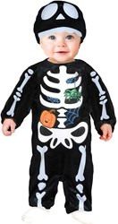 Skelet Baby Kostuum