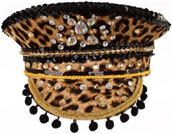 Kapiteinspet Burningman Panter Bling