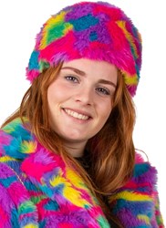 Pluche Bontmuts Regenboog Camouflage