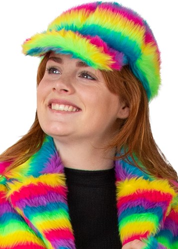 Pluche Pet Regenboog Streep