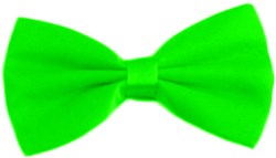 Strikje Satijn Luxe Neon Groen 