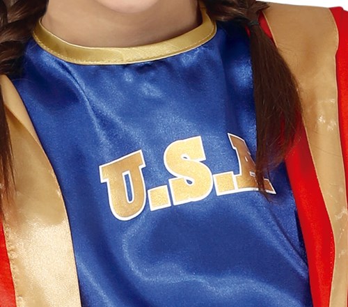 Bokser Kostuum USA Kind (detail 2)